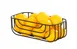 Cal-Mil 23757-136-13 Madison Wire Basket, Rectangle 13"W x 6"D x 4.25"H, Black Wire 1 image