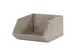 Cal-Mil 23762-14-110 Aspen Angled Wood Box Base, 12"W X 14.25"D X 7"H, Gray-Stained Finish 2 image