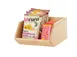 Cal-Mil 23762-14-71 Blonde Angled Wood Box Base, 12"W X 14.25"D X 7"H, Natural Blonde Wood Finish 1 image