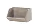 Cal-Mil 23762-9-110 Aspen Angled Wood Box Top, 12"W X 9"D X 7"H, Gray-Stained Finish 2 image