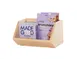 Cal-Mil 23762-9-71 Blonde Angled Wood Box Top, 12"W X 9"D X 7"H, Natural Blonde Wood Finish 1 image
