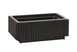 Cal-Mil 23784-12-13 Brooklyn Ice Housing, Rectangular Wood, 12" W x 20" D x 7" H, V‑Groove 2 image