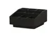 Cal-Mil 23789-13 Brooklyn Condiment Organizer, 12"W X 12"D X 6.5"H, Textured Wood Surface 2 image