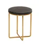 Cal-Mil 23791-10-130 Brooklyn Wire Riser, 8" Dia. X 10"H, Round, Antique Brass Finish 1 image