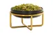Cal-Mil 23791-4-130 Brooklyn Wire Riser, 8" Dia.X 4"H, Round, Antique Brass Finish 1 image