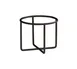 Cal-Mil 23791-7-13 Wire Riser, 8" Dia. X 7"H, Round, Black 1 image