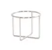 Cal-Mil 23791-7-49 Riser, 8" Dia. X 7"H, Round, Chrome 2 image