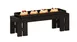 Cal-Mil 23795-6-13 Brooklyn Riser, 20"W X 7"D X 6"H, Rectangular, Textured Wood 1 image