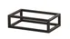 Cal-Mil 23800-3-13 Riser, 6"W X 10"D X 3"H, Open Frame, Black Powder-Coated Metal Frame 1 image