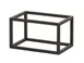 Cal-Mil 23800-6-13 Riser, 6"W X 10"D X 6"H, Open Frame, Black Powder-Coated Metal Frame 1 image