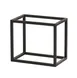 Cal-Mil 23800-9-13 Riser, 6"W X 10"D X 9"H", Open Frame, Black Powder-Coated Metal Frame 1 image