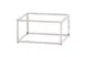 Cal-Mil 23801-1012-49 Riser, 10"W X 12"D X 6.75"H, Open Frame, Chrome 2 image
