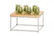 Cal-Mil 23801-1012-49 Riser, 10"W X 12"D X 6.75"H, Open Frame, Chrome 1 image