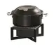 Cal-Mil 23803-13 Chafing Dish Heater, 11" x 11" x 5.5" Black Powder-Coated, Wind Guard, Buffet 1 image