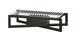 Cal-Mil 23804-13 Chafing Dish Heater, 24.5"W x 15.25"W x 12"H, Black Finish Wind Guard Service 1 image