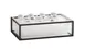 Cal-Mil 23805-12-13 Ice Housing - 12" W x 20" D x 7" H Black Powder‑Coated Metal, Water Pan & Liner 1 image