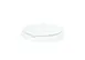 Cal-Mil 23809-6LID Clear Plastic Lid, 6" Diameter x 1" Height with Hinge, Fits Cal-Mil Bowls 1 image