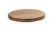 Cal-Mil 23812-78 Sydney Serving Board, 12.25"W x 12.25"D, Walnut, Round, Grooved Edge 1 image