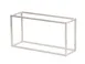 Cal-Mil 23814-9-49 Open-Frame Chrome Display Riser, Stand, 20" W x 6" D x 9" H, Height 9-11" 2 image