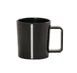 Cal-Mil 23821-13 12‑Oz Stackable Melamine Coffee Mug, Black, Dishwasher Safe Tableware 1 image