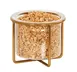 Cal-Mil 23822-8-12 Countertop Cereal Dispenser, 8.25" Dia x 2.5" H, Clear, Metal Base, 1 Dispenser 1 image