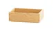 Cal-Mil 23842-3-21 Sydney Box, 6.5" W x 10" D x 3" H, Oak Smallwares, Compatible with 23848 Risers 2 image