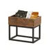 Cal-Mil 23842-3-78 Sydney Box, 6.5in W x 10in D x 3in H Walnut Smallware, Works with 23848 Risers 2 image