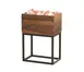 Cal-Mil 23842-6-78 Sydney Box, 6.5"W x 10"D x 6"H Walnut Smallwares, Fits 23848 Risers 2 image