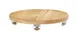 Cal-Mil 23857-12-21 Cup & Lid Dispenser, Riser Board, 12" W x 12" D x 2.5" H, Oak Clear Acrylic Feet 2 image