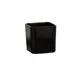 Cal-Mil 24021-4-13 Hudson Jar, 3.75" W x 3.75" D x 3.75" H, Black Melamine Canister, Dishwasher Safe 2 image