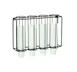 Cal-Mil 24062-4-13 Cup and Lid Organizer, 4-Section Wire Holder, 26.25"W x 6.25"D x 18.5"H 2 image