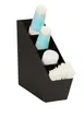 Cal-Mil 24065-4-13 Lid Display Organizer, 3-Section Stir/Sugar, ABS Black, 5.5"W x 19"D x 17"H 1 image