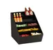 Cal-Mil 24066-13 Lid/Straw And Condiment Holder, 15"W X 13.5"D X 20"H, Abs Plastic 1 image