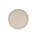 Cal-Mil 24120-6-125 Plastic Reusable Plate, 6" Dia x 0.75" H, Round Flat Melamine In Taupe 2 image