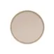 Cal-Mil 24120-8-125 Carmel Round Plate, 8" Dia x 0.75" H, Melamine, Taupe Brown, Flat Surface 2 image