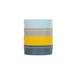 Cal-Mil 24126-9-42 Bento Box, 9" Dia., Round, Yellow Melamine, Dishwasher Safe 2 image
