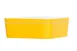 Cal-Mil 24130-8-42 Bento Box, 8.25"W x 8.25"D x 3"H, Square, Dishwasher Safe, Melamine, Yellow 1 image