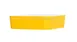 Cal-Mil 24131-10-42 Bento Box, 10.5"W x 10.5"D x 3"H, Square, Melamine, Yellow, Dishwasher Safe 1 image