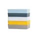 Cal-Mil 24132-1410-111 Bento Box, 14"W x 10.5"D x 3"H, Dishwasher Safe Melamine Rectangular Box 2 image