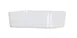 Cal-Mil 24132-46-15 Bento Box Insert, 4.5"W x 6"D x 2.5"H, Dishwasher Safe Melamine White 1 image