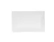 Cal-Mil 24201-117-15 Rectangular Melamine Plate, 11" W x 7" D x 1.37" H, White, Dishwasher Safe 2 image
