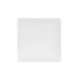 Cal-Mil 24201-8-15 Square Melamine Plate, 8" x 8" x 1.37" White, Dishwasher Safe Plastic Plate 2 image