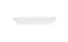 Cal-Mil 24201-8-15 Square Melamine Plate, 8" x 8" x 1.37" White, Dishwasher Safe Plastic Plate 1 image
