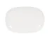 Cal-Mil 24305-1511-15 Oval Melamine Plate, 15.5" W x 10.75" D x 1.25" H, White, Dishwasher Safe 1 image