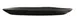 Cal-Mil 24400-10-13 Bali Plate, 10" Dia x 0.75" H, Round Melamine, Black, Dishwasher Safe 1 image