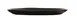 Cal-Mil 24400-8-13 Bali Plate – 8" Dia x 0.5" H, Black Melamine Flat Round Plate, Dishwasher Safe 1 image