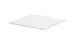 Cal-Mil 24408-8-15 Tray, 8"W x 8"D x 0.75"H, Square, Dishwasher Safe, Melamine, White 1 image