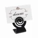 Cal-Mil 248-13 Table Number/Card Holder, 2"W X 2.5"H, Swirl Style, Abs 1 image