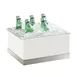Cal-Mil 3005-10-55 Ice Housing – 10x12-1/4x6-1/2 In, Polycarbonate Bin, Base, Metal Frame, Display 1 image