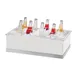 Cal-Mil 3005-12-55 Ice Housing, 12.25"W x 20.25"D x 6.25"H, Poly Bin, Steel Base & White Frame 1 image